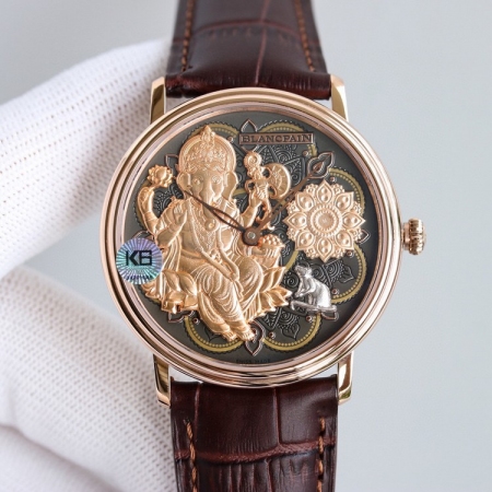 JB出品 宝珀（BLANCPAIN）艺术大师系列男士超薄机械腕表 进口原装901...