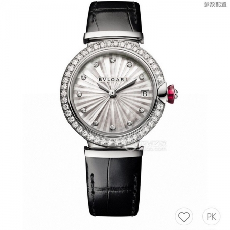 宝格丽LVCEA系列女士腕表 以简约大方的外形备受现代女性青睐 尺寸33mm (...